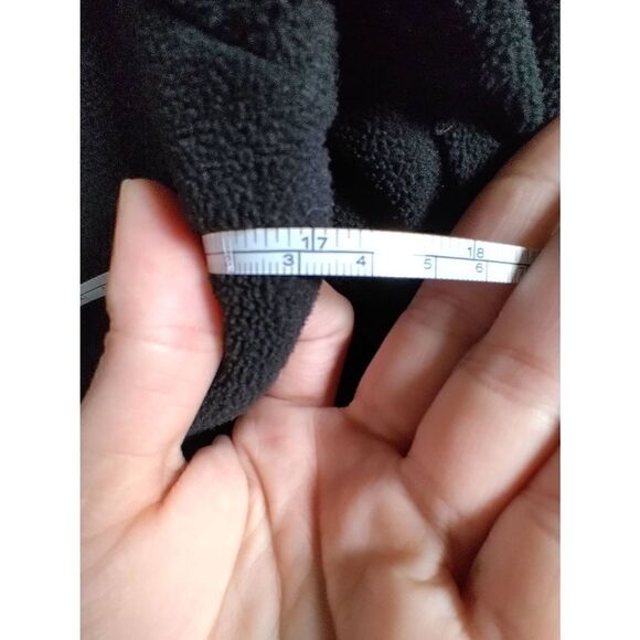 Walt Disney World Tinkerbell Pullover Fleece Black Quarter Zip Size XS - Picture 6 of 6